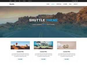 Shuttle Holiday WordPress Theme
