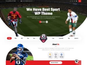 Soccer Club WordPress Theme