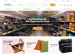 Supermarket Store WordPress Theme