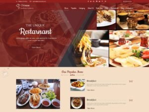 Barbecue Cafeteria WordPress Theme