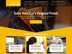 Car Paint Job WordPress Theme