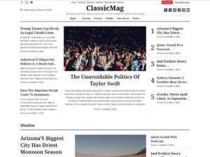 ClassicMag WordPress Theme