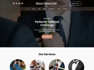 Disco Tailors FSE WordPress Theme