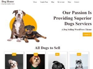 Dog House WordPress Theme