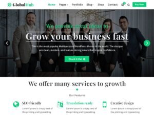 GlobalHub WordPress Theme