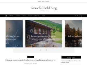 Graceful Bold Blog WordPress Theme