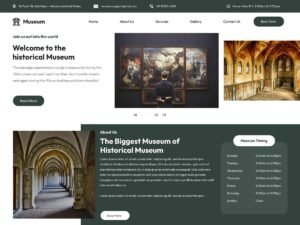 History Museum WordPress Theme