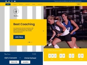 Hockey Sports WordPress Theme