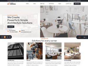 Home Interior Designer WordPress Theme