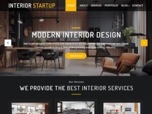 Interior Startup WordPress Theme