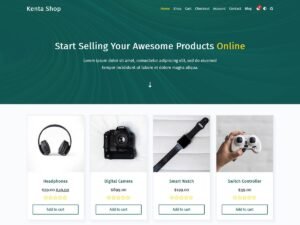 Kenta Digital Shop WordPress Theme
