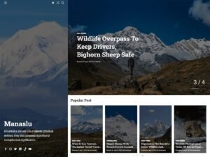 Manaslu WordPress Theme