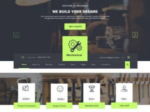 Mechanical Industry WordPress Theme