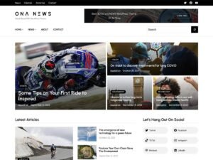 Ona News WordPress Theme