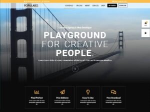 Popularis Verse WordPress Theme