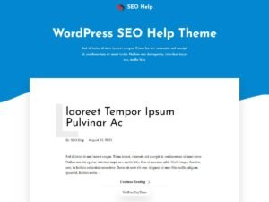 SEO Help WordPress Theme
