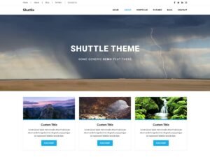 Shuttle eBoxed WordPress Theme