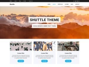 Shuttle iShop WordPress Theme