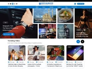 Social Blog WordPress Theme
