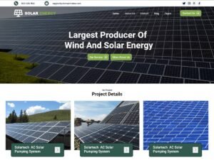 Solar Panels WordPress Theme