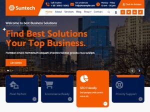 Suntech WordPress Theme