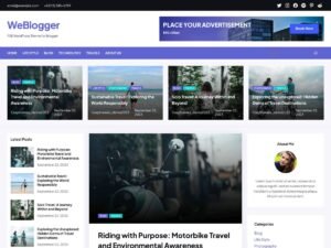 WeBlogger WordPress Theme