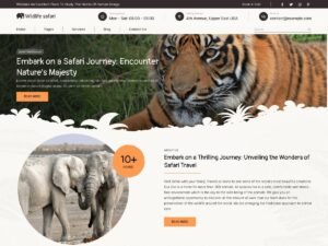 Wildlife Safari WordPress Theme
