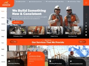 Architect Contractor WordPress Theme