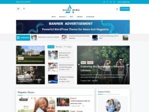 Azure News WordPress Theme