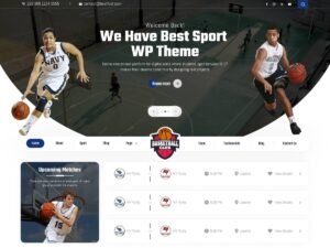 Basketball Club WordPress Theme