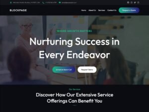 Blockpage WordPress Theme