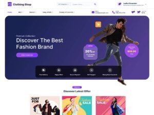 Clothing Apparel Shop WordPress Theme