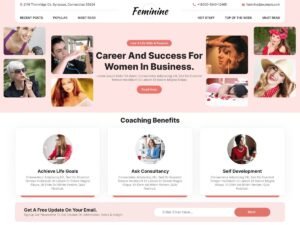 Feminine Style Coach WordPress Theme