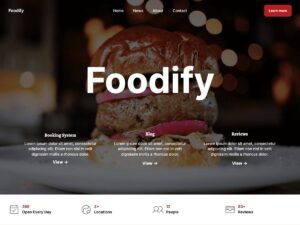 Foodify WordPress Theme