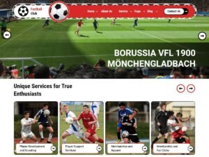 Football Academy WordPress Theme