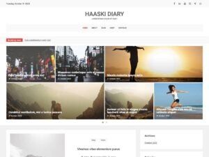 Haaski Diary WordPress Theme