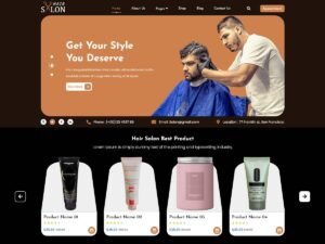 Hairstylist Salon WordPress Theme
