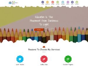 Kids Education Bell WordPress Theme