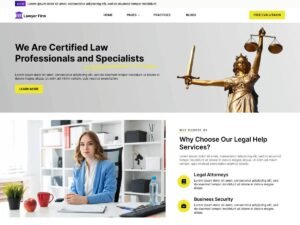 Lawyer Firm Blocks WordPress Theme