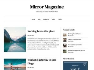 Mirror Magazine WordPress Theme
