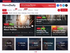 NewsDaily WordPress Theme