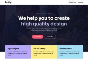 Profily WordPress Theme