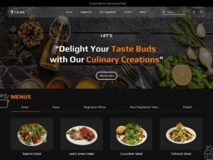 Recipes Blog WordPress Theme
