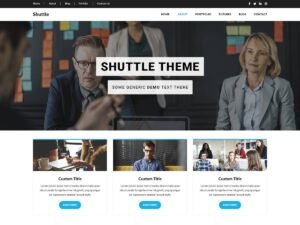 Shuttle All WordPress Theme