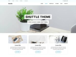 Shuttle Bright WordPress Theme