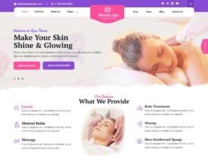 Spa Salon Center WordPress Theme