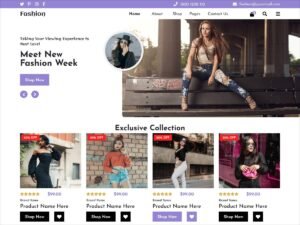 Stylish Fashion Shop WordPress Theme