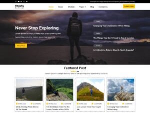 Travel Manager WordPress Theme