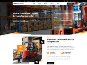 VW Logistics Shipping WordPress Theme