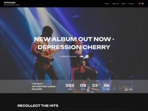Artimusic WordPress Theme